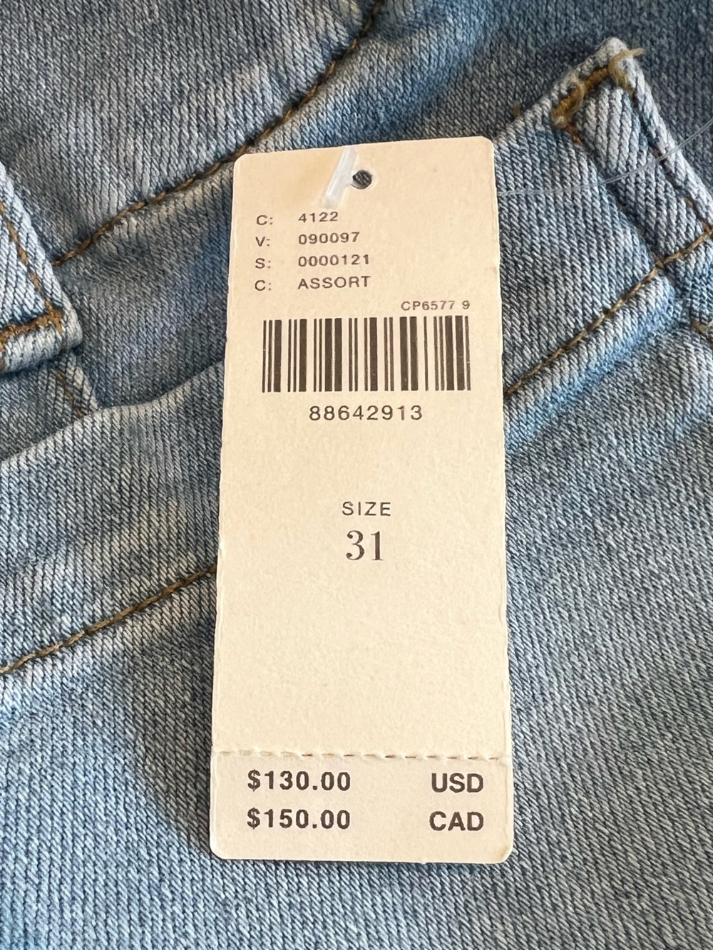 Anthropologie Colette High-Rise Cropped Wide-Leg Jeans Maeve NEW 31 Korat - Picture 11 of 12